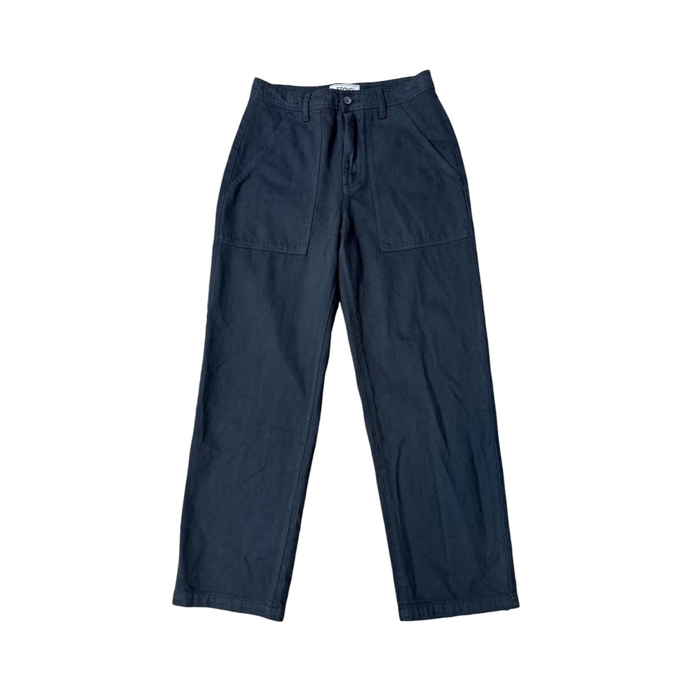 Stoic Black Women’s Utility High Rise Cotton Pants Size 8 Work Wear Casual NWT - Picture 3 of 14